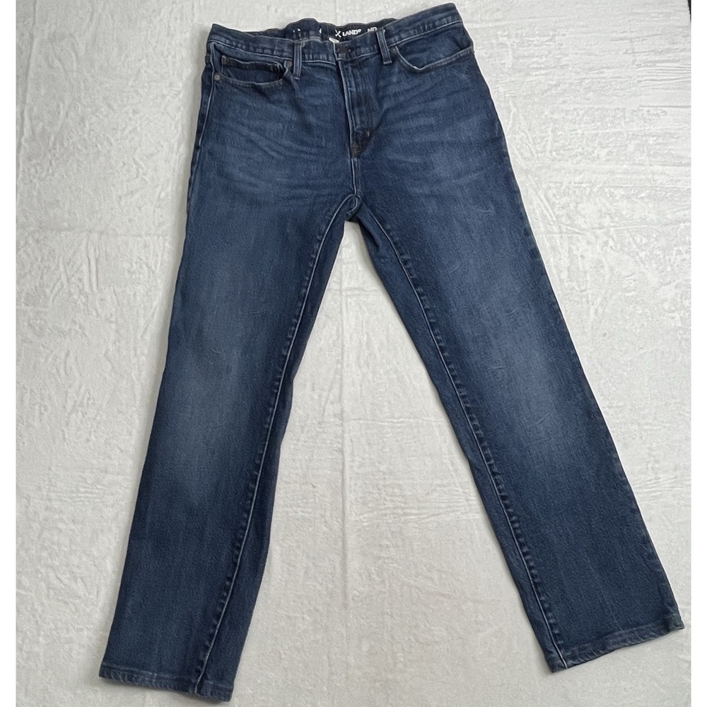 Lands End x Blake‎ Shelton Jeans Mens 38 Blue Denim Straight Leg Excellent